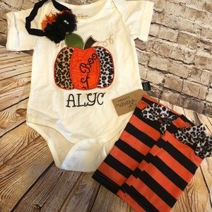 Baby girl 6-12 months fall/pumpkin patch outfit